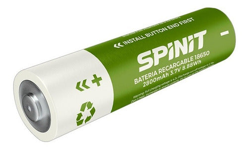 Spinit Rechargeable Battery 18650 2800mAh + USB Charger 1