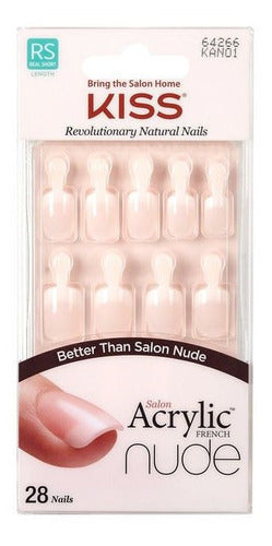 Kiss Uñas Acrilicas French Nude Breat 0