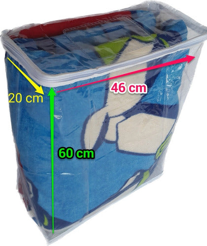 Bolsa De Pvc P/guardar Ropa (46x60x20cm) X Pack De 8 Unidad. 1