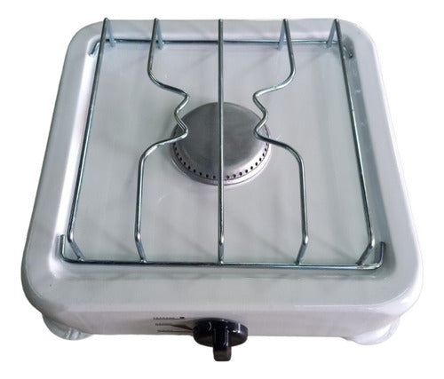 Burger Simple Gas Stove Epoxy White 1