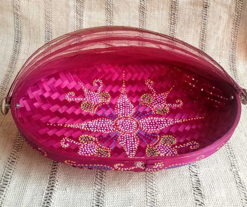 Oval Bread Basket with Tulip Lid 2