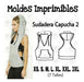 Plaza Moldes Patrones Imprimibles Sudadera V Capucha Xs Al 3xl 1