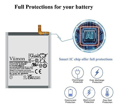 Viimon Replacement Battery for Samsung S22 Ultra SM-S908U 2