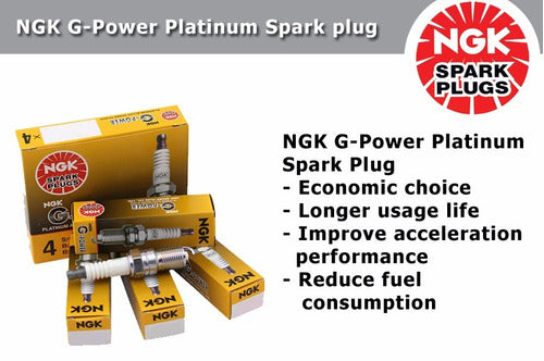 NGK Competition Platinum G-Power Spark Plug Audi A4 1.8 2.4 2.6 2.8 3