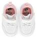 Lotto Set Ace Amf Xviii Velcro Girls' Sneakers in White and Pink 3