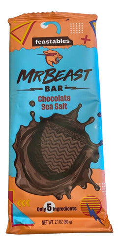 MrBeast Feastables Chocolate Sea Salt 60g 0