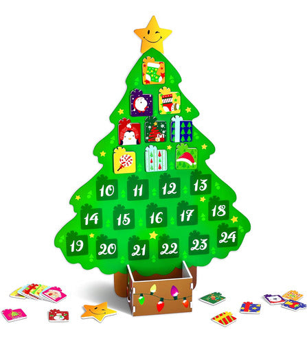 90Shine Christmas Countdown Magnetic Advent Calendar 0