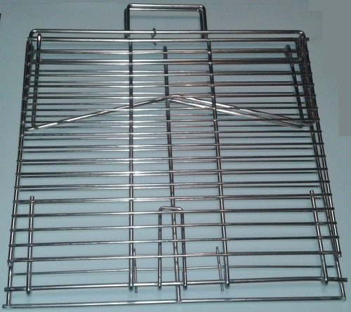 Portable Folding Chromed Wire Grill 66 x 33cm Rectangular by Brogas 1