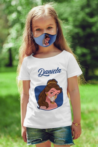 13 Girls' Disney Princess T-Shirt Designs + Sublimation Masks Pack 3