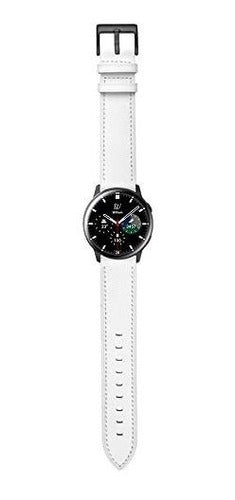 EL-BAZAR Malla De Cuero Samsung Galaxy Watch 4 Band 40mm 44mm Blanca 7