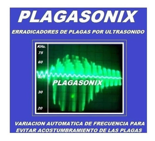 PLAGASONIX Ultrasonic Multi-Pest High Power Fumigator Onix-07 5