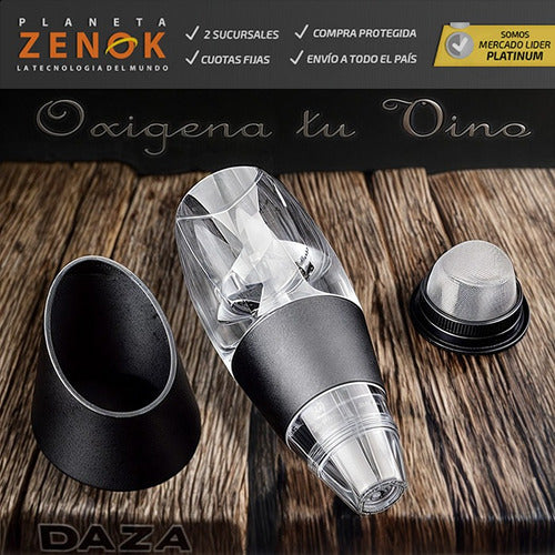 Daza Electric Corkscrew USB Kit + Wine Aerator 6