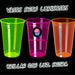 250 Neon Plastic Cups Glow in the Dark with Black Light Ideal for Events 5
