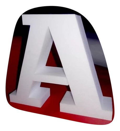 Safari Publicidad Letters in Polifan - 20 cm Height 20 mm Thickness 0