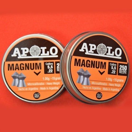 Apolo Magnum .177 Caliber 4.5mm 8.2g Tin X250 Precision Pellets 1