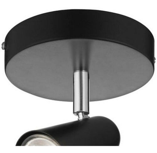 Just Home Collection Nali 1L GU10 Black Wall Sconce 1