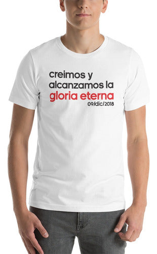 Cotton T-shirt River Plate We Believed And Achieved Glory 4
