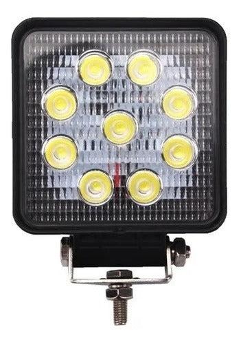 Square 4x4 LED Off Road Auxiliary Light Bar 27W 12V 24V by NS 1