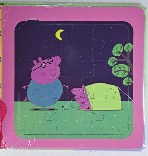 Peppa Pig. Camping - Libro Infantil Con 3 Rompecabezas 6