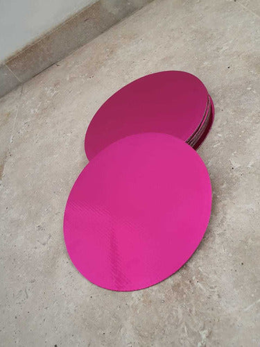 ALPRIN Fuchsia Cake Base Discs 10cm x 40 Units 1