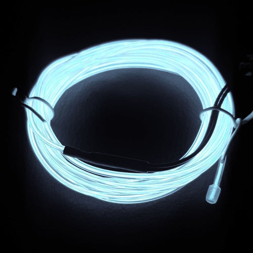 Grupo Sayde Hilo Neon Led El Wire 3 Metros A Pilas Cable Luces Tuning 5