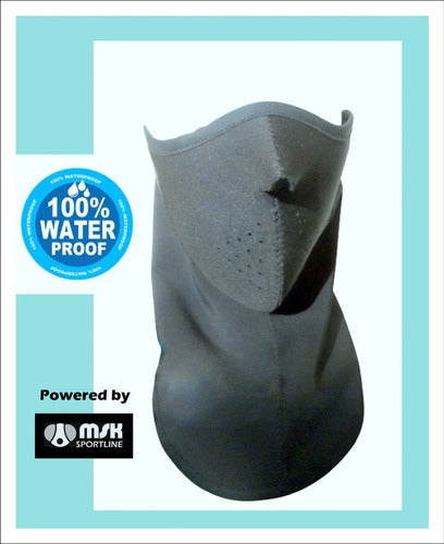Waterproof Neoprene + Softshell + Micropolar Face Mask 1