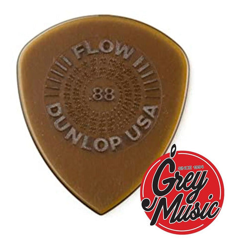 Jim Dunlop 549R 0.88 Flow Standard Grip .88mm Guitar Pick 0