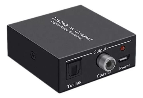 Conversor Audio Toslink Coaxial Optico Rca  Bi Direccion 0