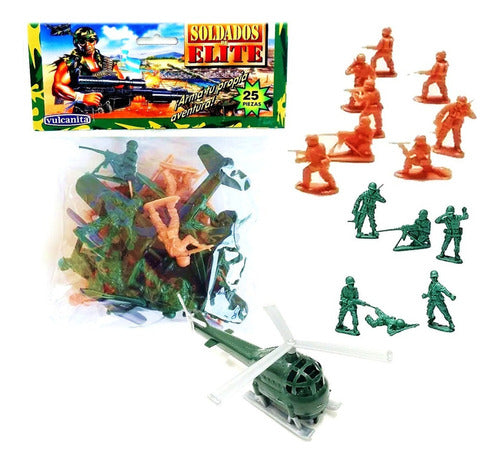 Elite Soldiers 25-Piece Bag Build Your Own Adventure Cod 6138 4