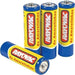 Rayovac AA Carbon-Zinc Batteries R6 x4 0