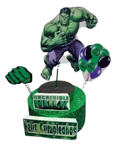 CHIRIMBOLOS Hulk Birthday Decoration Combo 0