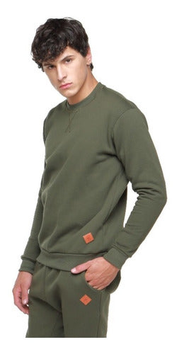 Vicus Dust Olive Green Sweater 1