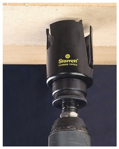 Starrett Multi Drill Bit Hole Saw for Wood 64mm (2 1/2") 3