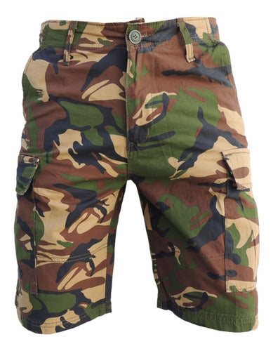 Vestirmas Camouflage Cargo Bermuda Shorts for Men 0