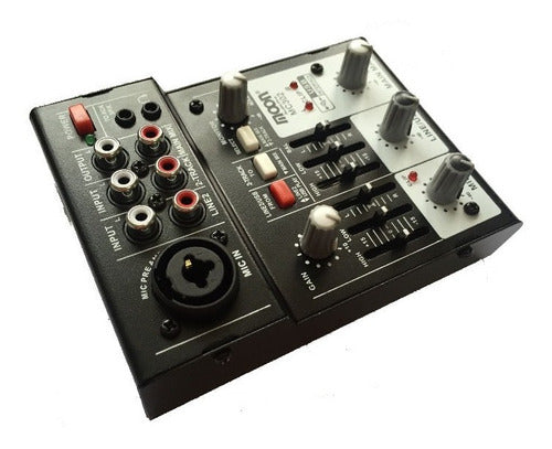 Consola 3 Canales C/ Interfaz Usb Moon Mc302 Multiples Usos 1