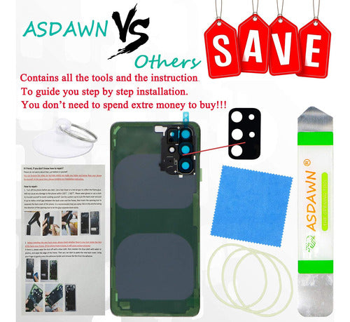 Asdawn Carcasa Trasera Para Galaxy S20/S20 Plus / Gris Cosmic 1