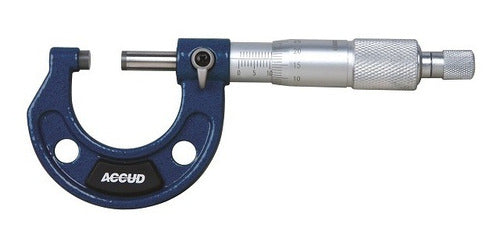 Accud Mechanical Exterior Micrometer 0 Mm - 25 Mm 0