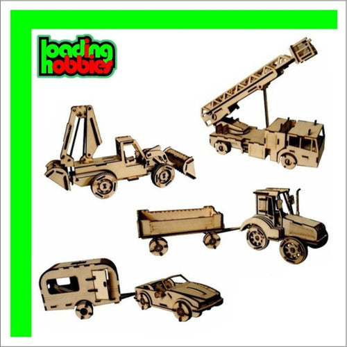 Camion Minero Carga Puzzle 3d Madera Armar Rompecabezas 2