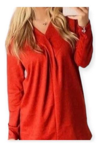 Sweater V-Neck with Detail in Lanilla Art Lola 10