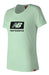 New Balance Women's Essentials Athletic Green T-Shirt 2