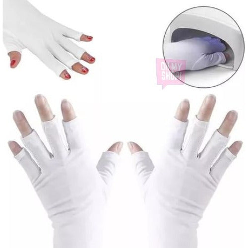 Oh My Shop! UV Protection Manicure Gloves for Sculpted Nails - Pair 3