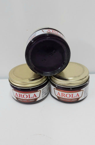 Solbril Crema Para Cuero Arola Pote 60 Cc Color Guinda 1