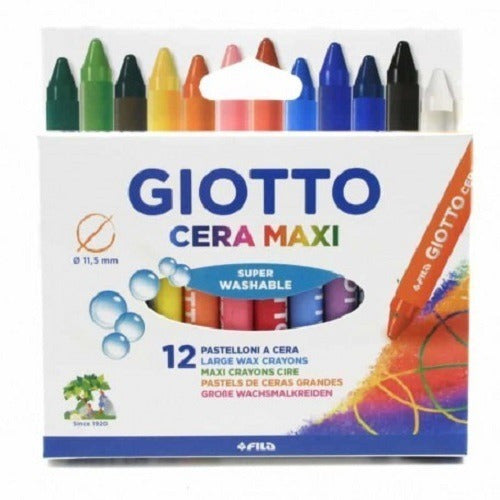 Giotto Maxi Crayons X12 - Librería Jr 0