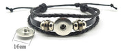 Adjustable Yin Yang Cats Leather Bracelet Unisex 1