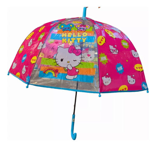 Wabro Piloto Y Paragua Impermeable Infantil Lluvia Hello Kitty 2