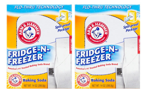 Arm & Hammer Absorbs and Eliminates Odors Refrigerators Baking Soda X2 0