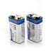 EBL 6F22 9V 600mAh Li-ion Rechargeable Battery (2 Pack) + Charger 3