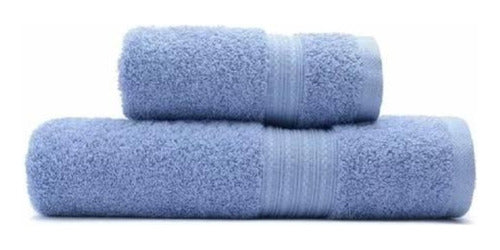 Rainbow Cotton Towel and Bath Sheet Set 500g Super Soft 50
