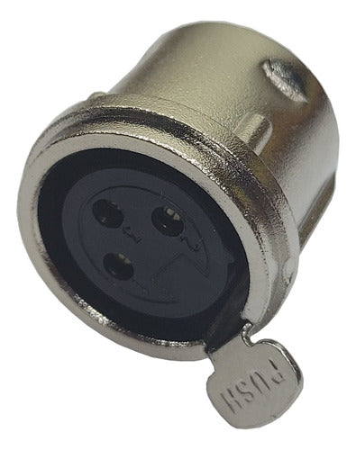 Arwen Canon 3 Pin Female Chassis Connector with Lock 5