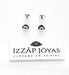 925 Silver Mini Heart Opener Earrings with Evil Eye 1